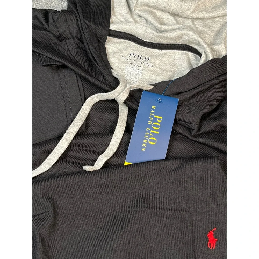 Polo Ralph‎ Lauren Mens Supreme Comfort Hoodie Pullover Black XL